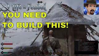 YOU NEED TO BUILD A HUT!-  SOLO LIFE IS FEUDAL MMO #4