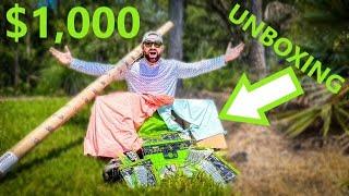$1,000 FISHING CHALLENGE!!! (World's most expensive UNBOXING!)