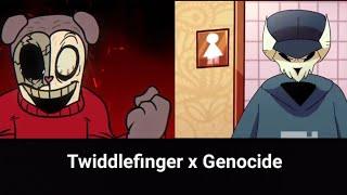 FNF mashup: "Prolapse" Twiddlefinger x Genocide (Max vs Tabi)