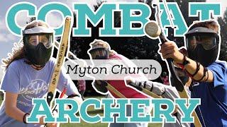 Combat Archery with the young people from Myton Church!