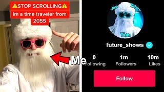 I Went Undercover As A TIKTOK TIME TRAVELER...