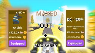 Buying last rank + last saber!!!   Saber Simulator