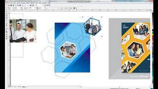 how to make flyer design CorelDRAW Tutorial with trend CorelDRAW