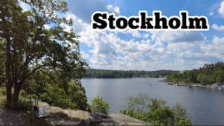 Sweden , Stockholm summer walk 4k- Solna 2024 #summer #walkingtour