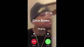 Chris Brown Video Call with a fan | Chris Brown talks about video games