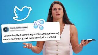 Ilona Maher Reads Thirst Tweets