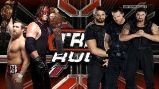 WWE Extreme Rules 2013 - Tag Team Championship Match - Team Hell No vs The Shield (WWE '13)