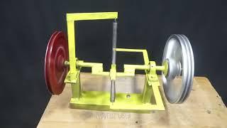 How to create a perpetual motion machine with 4 springs