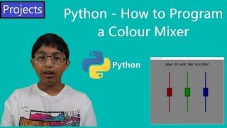 Python - How to Program a Colour Mixer