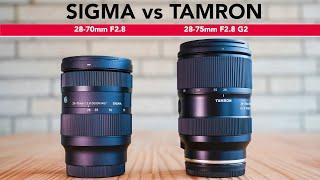 Sigma 28-70 F2.8 vs Tamron 28-75 F2.8 G2 - Which Sony E-Mount Zoom Lens is better?  -  4K