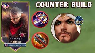 COUNTER META KHALEED TANK BUILD EXP LANE!? WATCH THIS! | YU ZHONG BEST BUILD 2025