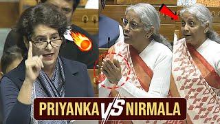 War Of Words Between Priyanka Gandhi Vs Nirmala Sitharaman In Lok Sabha | Congress Vs BJP |News Buzz