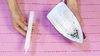 How to Clean an Iron Bottom Easily | DIY Sewing Tricks