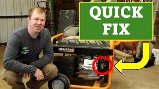 Easy Fix for Generator Not Starting