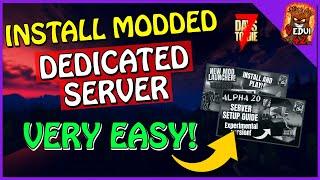 Setup MODDED 7 Days To Die Server EASY! @Vedui42