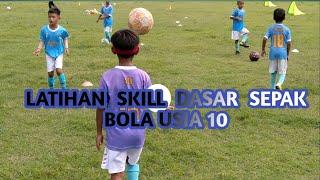 Latihan Sepak Bola U 10