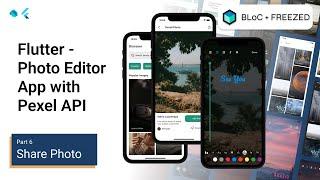 Flutter UI / Flutter App  - Photo Editor with PEXEL  API - Part 6 / Detail Photo Screen [Download]