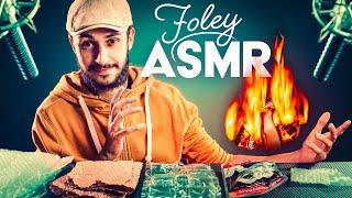 ASMR Foley 1h of Crackling FIRE Campfire/Fireplace (No Talking)