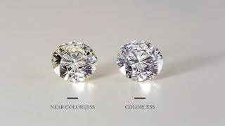 How to Choose a Natural or Lab Diamond Color: Colorless Diamonds Graded D E F Color | With Clarity