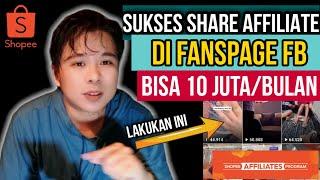 TIPS SUKSES MEMBANGUN KOLAM SHOPEE AFFILIATE DI FANSPAGE FACEBOOK‼️LALUKAN INI KOMISI JUTAAN