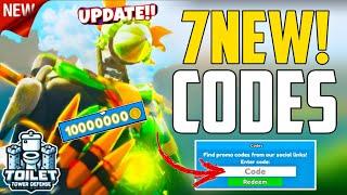 *NEW UPDATE* ALL WORKING CODES FOR TOILET TOWER DEFENSE! ROBLOX TTD CODES