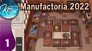 Manufactoria 2022 - ROBOT FACTORY PUZZLES - First Look, Let's Play