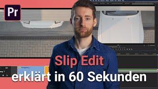 Premiere Pro: Clipinhalt verschieben oder einfach "Slip-Edit" leicht gemacht.