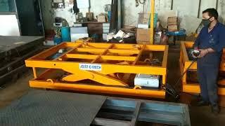 Rail Based Scissor Lift for Thermax by JOIST-O-MECH