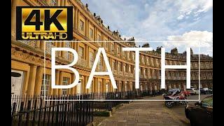 BATH, ENGLAND  - UNITED KINGDOM [1 Hour Walking Tour in 4K]