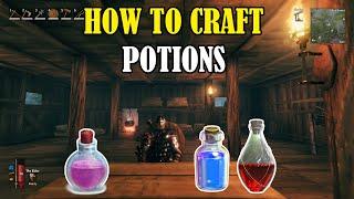 Valheim - How To Craft Potions ( Valheim Guide )