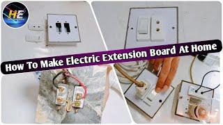 How To Make Electric Extension Board At Home | Harris Engineer