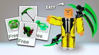 OMG!! GET 20+ 🟢GREEN ROBLOX FREE ITEMS NEW | ROBLOX FREE UGC ITEMS 2024