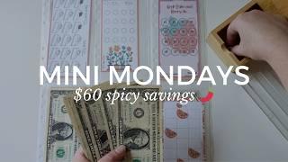 MINI MONDAYS | $60 | ️ Spicy Edition | First Week of August Savings Challenges | Freebies