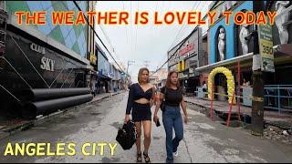 Friday Walking Tour in Angeles city. The weather is lovely today !