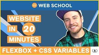 Flexbox Website Using CSS Variables In 20 Minutes!