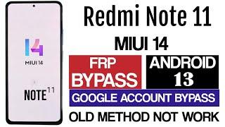 Redmi note 11 frp bypass miui 14 / Redmi miui 14 frp bypass 2024 / redmi miui 14 frp unlock