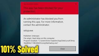 This app has been blocked for your protection in Windows 10 /11/8/7 - How To Fix mmc , jumpstart ...