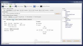 AfterDawn Handbrake Guide Part 3 - Setting container options