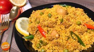 Tasty Chicken Couscous Recipe | Healthy Lunch Recipes | How To Cook Chicken Couscous | Easy Couscous