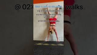 Try this upper body finisher  #pumped #wallwalks #crossfit #upperbodyworkout #shoulderworkout