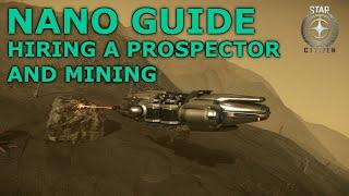 Star Citizen 3.23.1 - Beginner's Guide - Hiring a Prospector and Mining