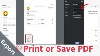 Create Print and save PDF using JavaScript Laravel 8 HR | System Management