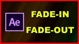 How to create a Fade-In and Fade-Out Effects in After Effects CC 2019