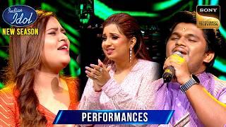 'Pardesi Pardesi' पर Chaitanya-Sneha की गायकी Judges को लगी कमाल | Indian Idol S15 | Performance