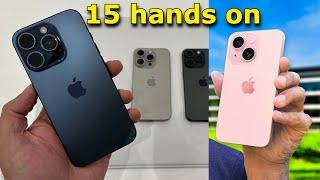 Amazing Apple, iPhone, 15 and 15 pro Hands On