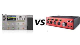 Mooer GE300 vs Focusrite Clarett 4PRE