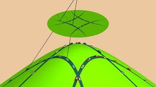 Hyperboloid and the Poincaré disc