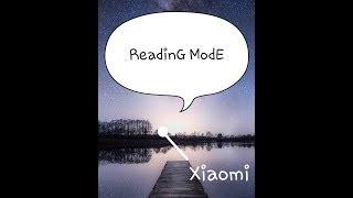 Reading mode | XIAOMI MIUI 9