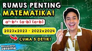 RUMUS PENTING DI MATEMATIKA! WAJIB PAKAI INI!