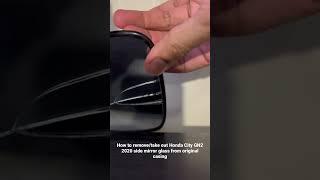 How to remove/take out Honda City GN2 GN5 2020 side mirror glass from original casing (part 1)